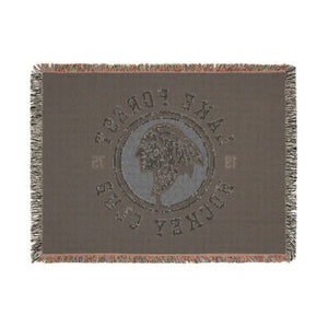 Lake Forest Scouts Hockey Woven Throw Blanket