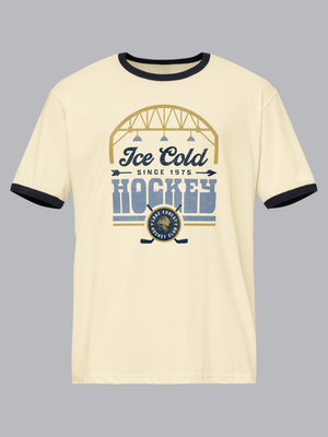 Ice Cold Hockey Ringer Tee