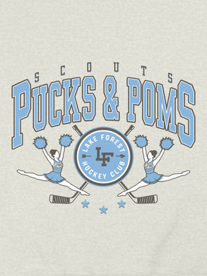 Pucks & Poms Official Crewneck Sweatshirt