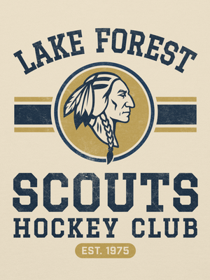 Scouts Hockey Club Vintage Crewneck Sweatshirt